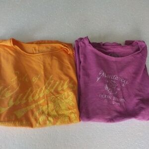 2 CAP SLEEVE TEES